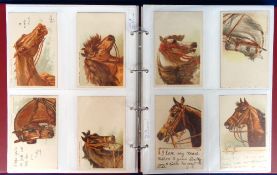 Postcards, Tuck, an early Tuck published selection of approx. 116 cards in modern album. Cards