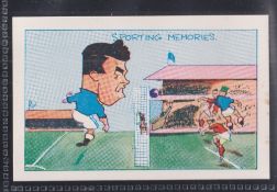 Trade card, Football, Clevedon Confectionery, Sporting Memories, 'X' size, type card, no 9, Dixie