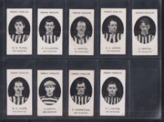 Cigarette cards, Taddy, Prominent Footballers (No Footnote) New Brompton, (9/15 missing Marriott,