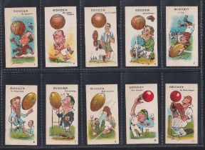 Cigarette cards, Major Drapkin, The Game of Sporting Snap, includes Cricket, Baseball, Golf, Tennis,