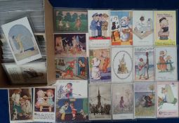 Postcards, Childrens Artists, approx. 300 cards to include Mabel Lucie Attwell, Ivy Millicent James,