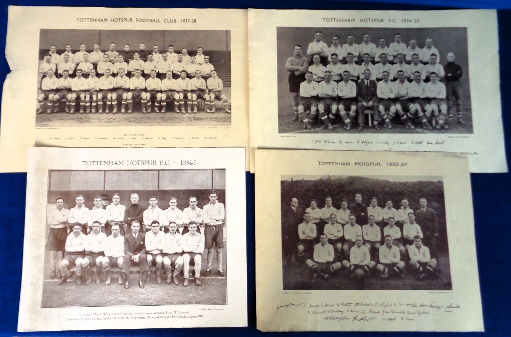 Trade issues, Football Team a collection of 9 large paper supplements, various issuers inc.