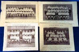Trade issues, Football Team a collection of 9 large paper supplements, various issuers inc.