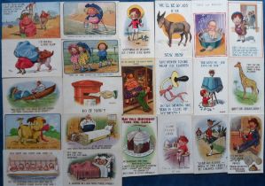 Postcards, Comic, a collection of approx. 60 cards illustrated by McGill. Themes include weighing