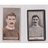 Cigarette cards, Wills (Scissors) Football, two cards, both W. Meredith, International Footballers
