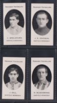 Cigarette cards, Taddy, Prominent Footballers (London Mixture), Sheffield Wednesday, 4 cards, C.