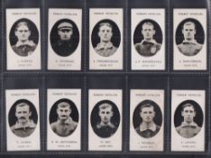 Cigarette cards, Taddy, Prominent Footballers (No Footnote), Leeds City (set, 15 cards) (mostly gd/
