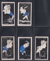 Trade cards, Barratt's, Football Stars, Chelsea FC, 5 cards, Syd Bishop (slight back damage), A.