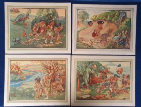 Cigarette cards, Canada, ITC (Canada), Perils of Early Golf, 'E' size (set, 6 cards plus original