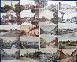 Postcards, a mixed UK topographical selection of approx. 80 cards, with RPs of Farnham nr