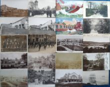 Postcards, a mixed collection of approx. 122 cards with UK topographical inc. RPs of Gara Rock nr