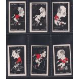 Trade cards, Barratt's, Football Stars, Arsenal FC, 6 cards, J.H. Hulme (x2, different), W. Blyth,