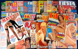 Glamour / Adult Magazines, a collection of approx. 50 magazines, 1980's onwards, various titles inc.