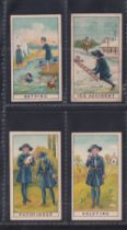 Trade cards, Maynards, Girl Guide Series, 4 cards, all with matching 'Maynards Harrogate Cream