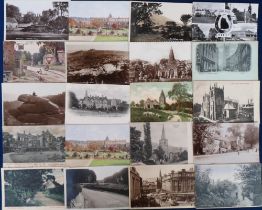 Postcards, Derbyshire, a collection of approx. 150 cards, with RPs of Rutland Sq Bakewell, Kingsmoor