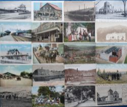 Postcards, Foreign, a USA selection of approx. 59 cards, inc. advert for Mason & Hanson Exclusive