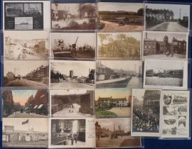 Postcards, Yorkshire, approx. 200 cards to include Robin Hoods Bay, Wath, Middlesborough Docks,