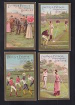 Trade cards, Huntley & Palmers, Sports (Plain Background), 'P' size (6/12), Baseball, Coursing,