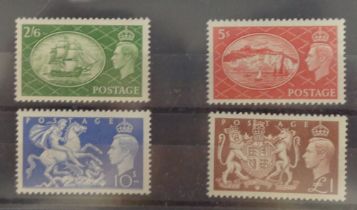 Stamps, GB KGVI 1951 high values mint. Cat £102 (4)