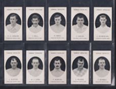 Cigarette cards, Taddy, Prominent Footballers (No Footnote) Preston North End, (14/15 missing