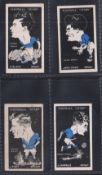 Trade cards, Barratt's, Football Stars, Millwall FC, 4 cards, A. Black (vg), Jack Cock (slight