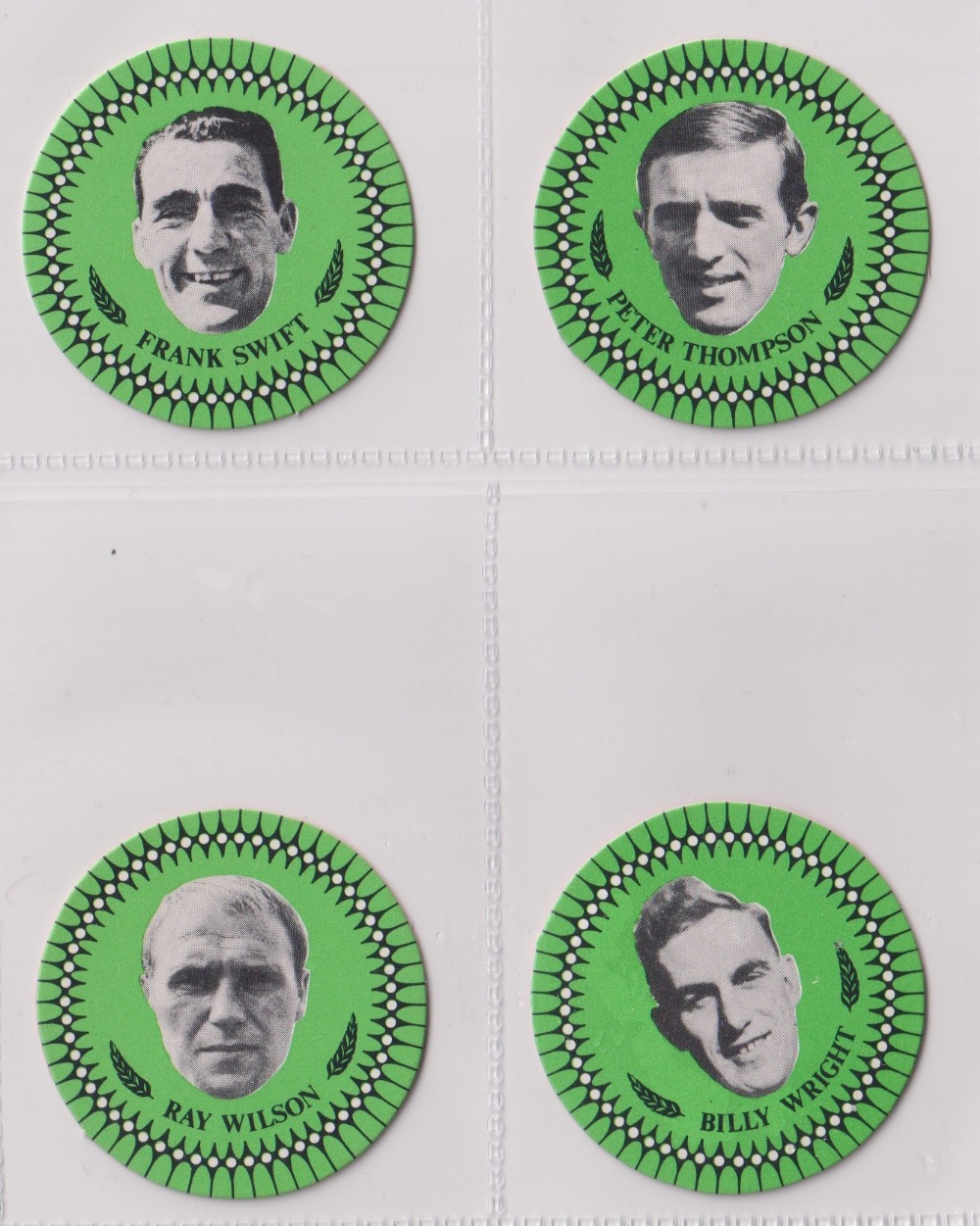Trade cards, Tonibell, Team of All Time (Football), circular, 'K' size (set, 36 cards) (gd) - Image 6 of 6