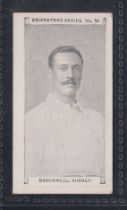 Cigarette card, Gabriel, Cricketers Series, type card, no 14, Brockwell, Surrey, (gd) (1)