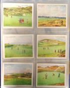 Cigarette cards, Wills, an album containing 12 sets, Garden Life, Golfing 'L' size, Gems of
