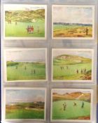 Cigarette cards, Wills, an album containing 12 sets, Garden Life, Golfing 'L' size, Gems of