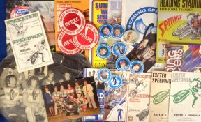 Speedway, a quantity of mostly Reading Speedway related items inc. photo's, badges, programmes,