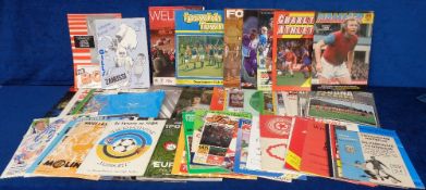 Football programmes, a mixed selection of mostly modern Big Match, Friendlies, Tournament Programmes