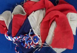 Collectables, Flags and Rosettes, most probably from the Coronation of Edward VII in 1902 to