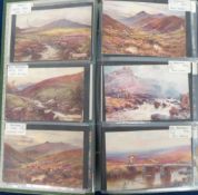 Postcards, a mixed Tuck published collection of approx. 97 cards in modern album, inc. scenic