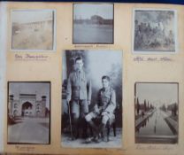 Photographs, Military, An album containing approx 330 WW1 photographs laid down double sided
