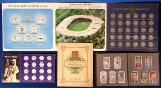Cigarette & trade cards etc, vintage slot-in album containing 5 sets of Football cards inc.