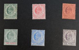 Stamps, Gibralter KEV11 low values mint. Cat £214 (6)