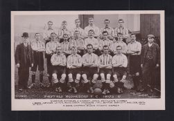 Football postcard, Sheffield Wednesday FC, photographic card showing teamgroup & officials 1905-