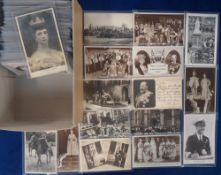 Postcards, British Royalty, approx. 245 cards depicting Edward 7th, Edward 8th, George 5th, George