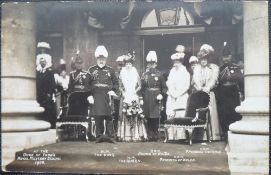 Postcards, a collection in modern album of 25 RPs of UK Royalty, state occasions, carriages, a