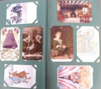 Postcards, a very mixed, mainly subject, collection of approx. 490 cards in vintage album, with many