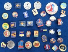 Collectables, Butlins Badges, 35 badges from the 1950s and 60s plus 4 tokens. Beavers Club,