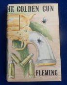 Books, James Bond, Ian Fleming, The Man With The Golden Gun, 1965 First Edition, price clipped (some