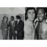 From the estate of Robert Daniel, Pele memorabilia - press and publicity photos, presented to the