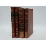 Northcote, James - Life of Joshua Reynolds, two volumes half bound in tan leather, together with