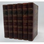 The Museum of Science & Art, 12 bound as 6 volumes - half bound leather with gilt tooling,