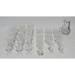 A quantity of 20th century Stuart Crystal and other cut glass - to include six wine glasses, six