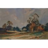 EDWIN HARRIS (British 1855-1906), Near Petworth, watercolour, signed and dated 1955 lower left,