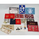 A presentation pack of demical coins - 15th February 1971, together with a quantity of other
