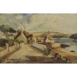 SYDNEY JAMES BEER (British 1875-1952), St Mawes, Watercolour, Signed lower right, titled lower left,