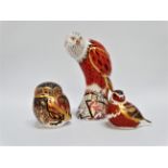A Royal Crown Derby Imari paperweight - modelled as a red kite, height 18cm, boxed, together with